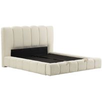 Sängynrunko + sängynpääty Linento Furniture Alin, valkoinen