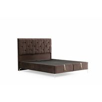 Säilytyssänky + sängynpääty Linento Furniture Amour, ilman patjaa, ruskea