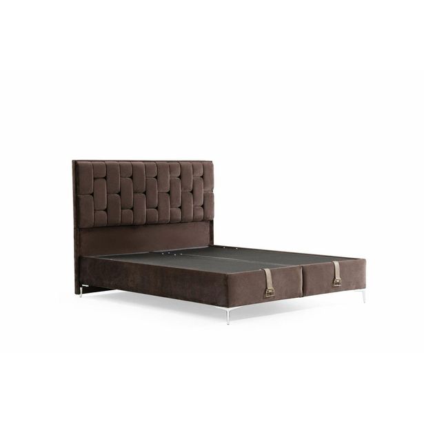 Säilytyssänky + sängynpääty Linento Furniture Amour, ilman patjaa, ruskea