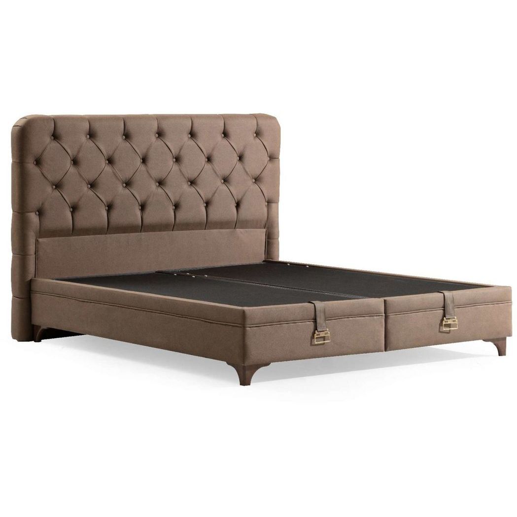 Säilytyssänky + sängynpääty Linento Furniture Revive, 90x190cm, ilman patjaa, ruskea