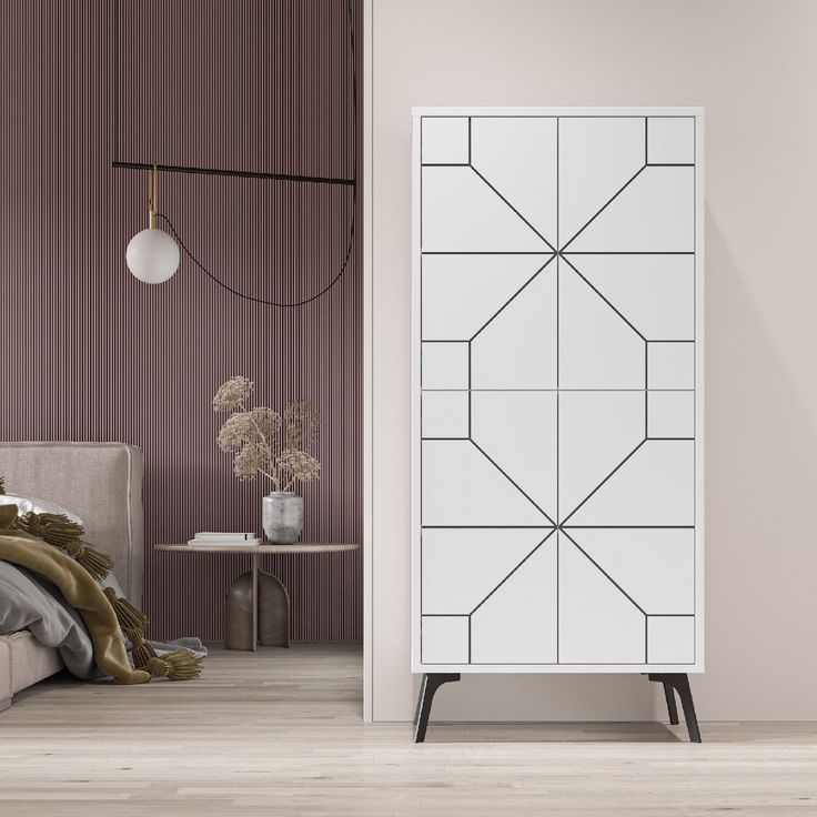 Kaappi Linento Furniture Dune valkoinen