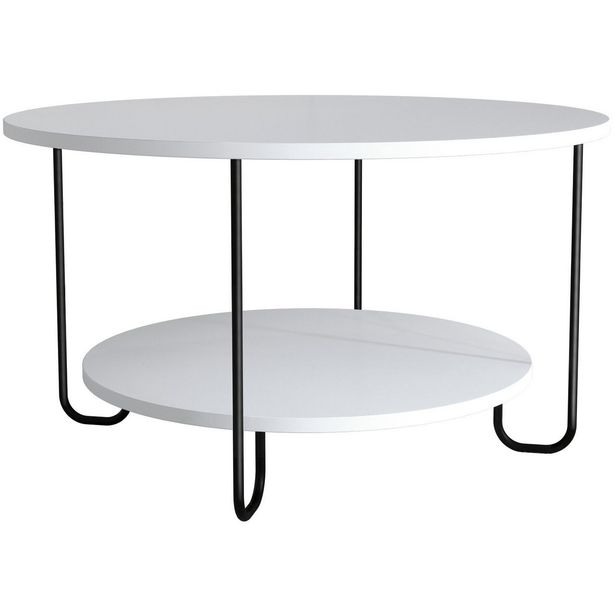 Sohvapöytä Linento Furniture Corro, 80cm, valkoinen