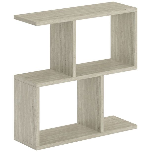 Sivupöytä/lattiahylly Linento Furniture Homemania travertiini