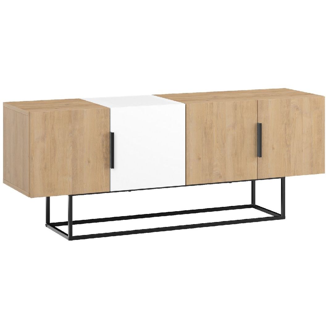 TV-taso Linento Furniture Tontini tammi/valkoinen