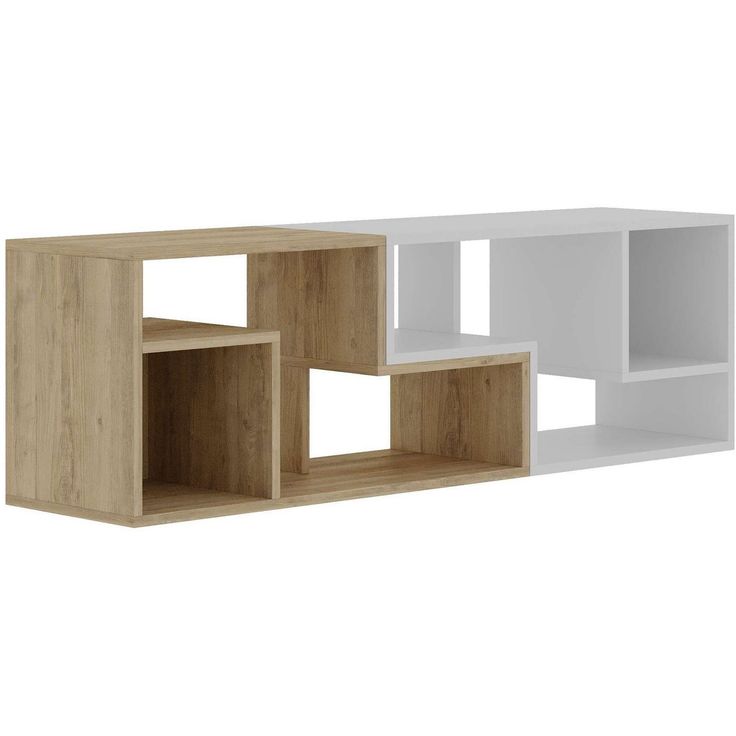 TV-taso Linento Furniture Glis tammi/valkoinen