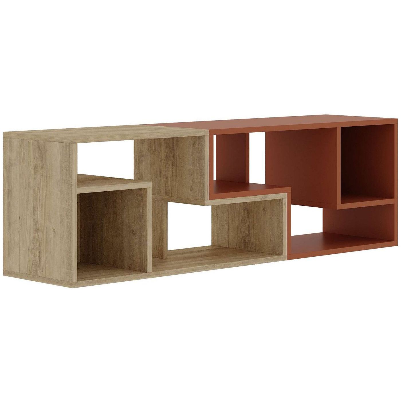 TV-taso Linento Furniture Glis 145cm tammi/kanelinruskea