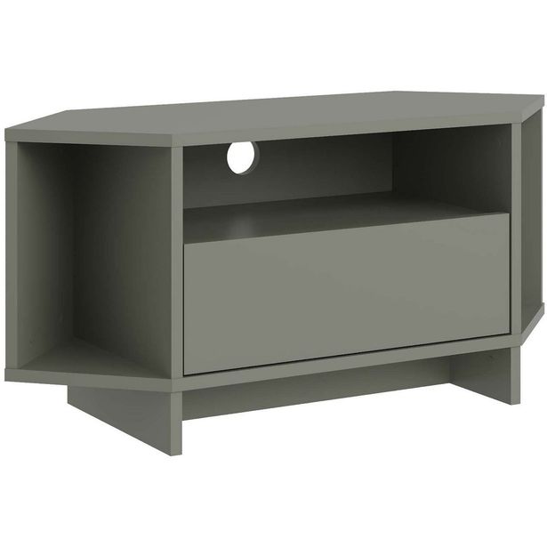 TV-taso Linento Furniture Viva harmaanvihreä