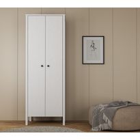 Vaatekaappi Linento Furniture FRN-20014, 70x194.8cm, valkoinen