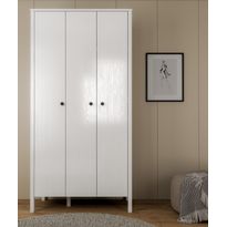 Vaatekaappi Linento Furniture FRN-20067, 98x194.8cm, valkoinen