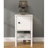 Yöpöytä Linento Furniture FRN-20030, 40x53x71cm, valkoinen