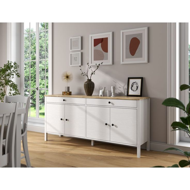 Senkki Linento Furniture FRN-20010, 180x82cm, valkoinen/ruskea