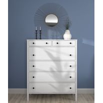 Lipasto Linento Furniture FRN-20024, 108x123cm, valkoinen