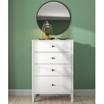 Lipasto Linento Furniture FRN-20023, 77x115cm, valkoinen