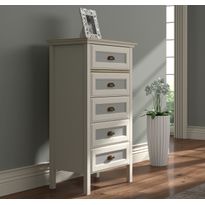 Lipasto Linento Furniture FRN-21031, 63x116cm, kerma/ruskea/harmaa