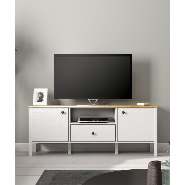 TV-taso Linento Furniture FRN-20057, leveys 150cm, valkoinen