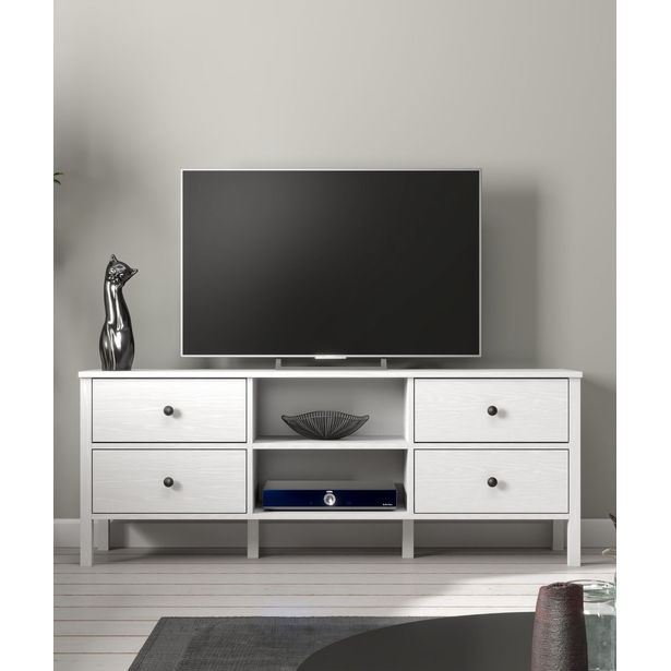 TV-taso Linento Furniture FRN-20002, leveys 160cm, valkoinen