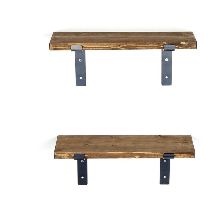 Seinähylly Linento Furniture Lam002, leveys 40cm, kuusi, ruskea, 2kpl
