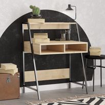 Työpöytä Linento Furniture Class, 79x50cm, ruskea/musta