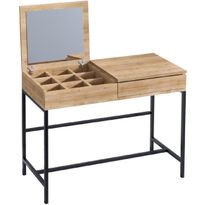 Meikkipöytä Linento Furniture Linda tammi/musta