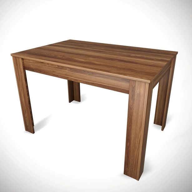 Ruokapöytä Linento Furniture Single, 120x80cm, tummanruskea
