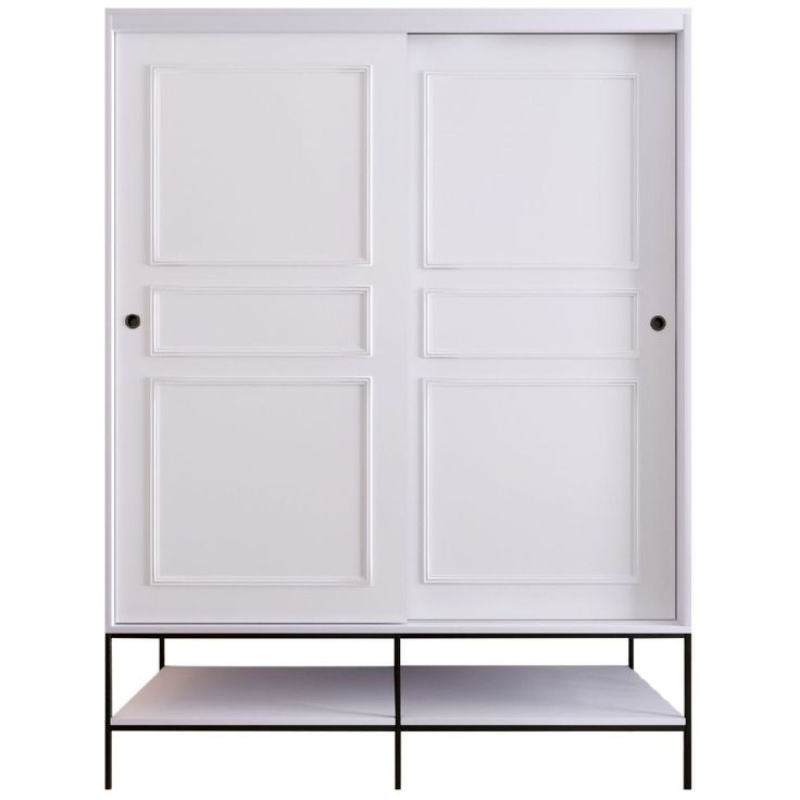 Vaatekaappi Linento Furniture Martin, 150cm, valkoinen