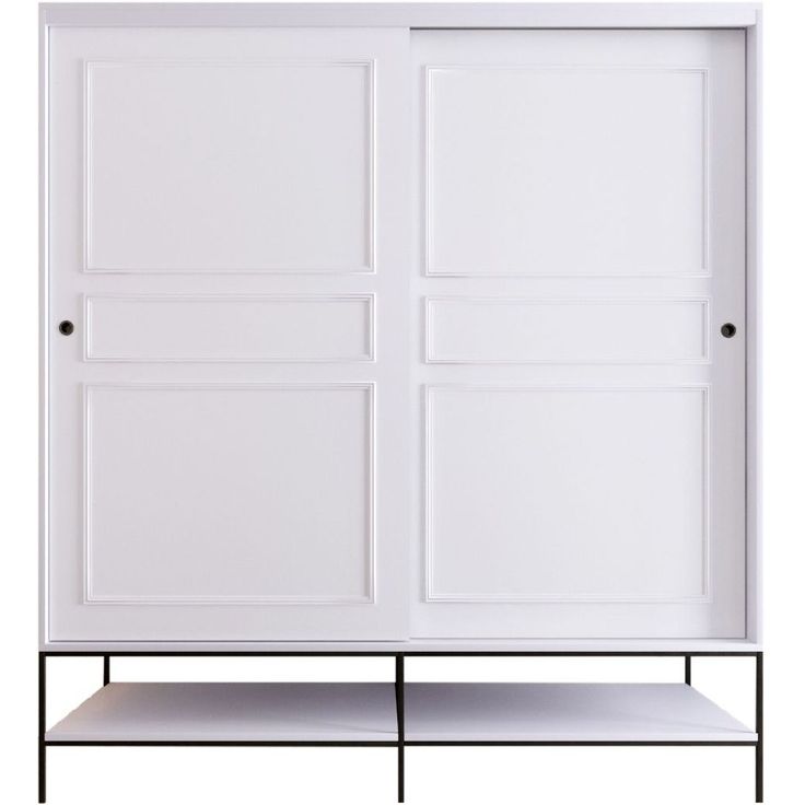 Vaatekaappi Linento Furniture Martin 190cm, valkoinen