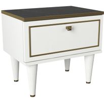Yöpöytä Linento Furniture Ravenna, valkoinen