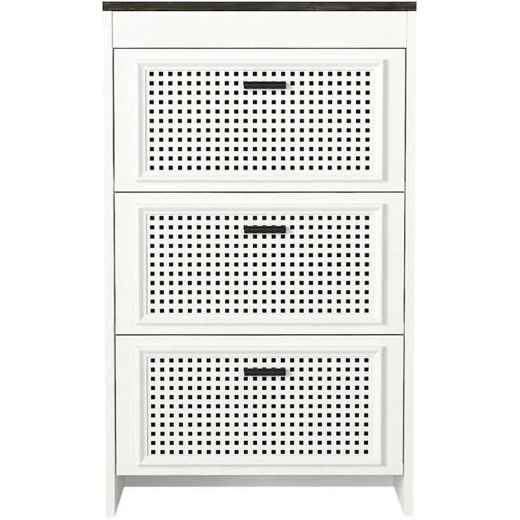 Lipasto Linento Furniture Done , valkoinen/tummanruskea