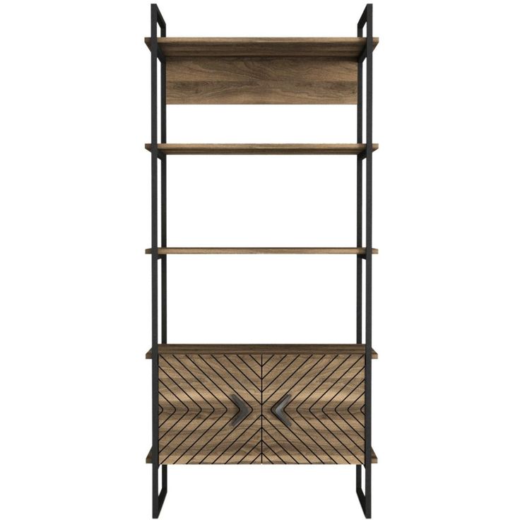 Kirjahylly Linento Furniture Scala pähkinä