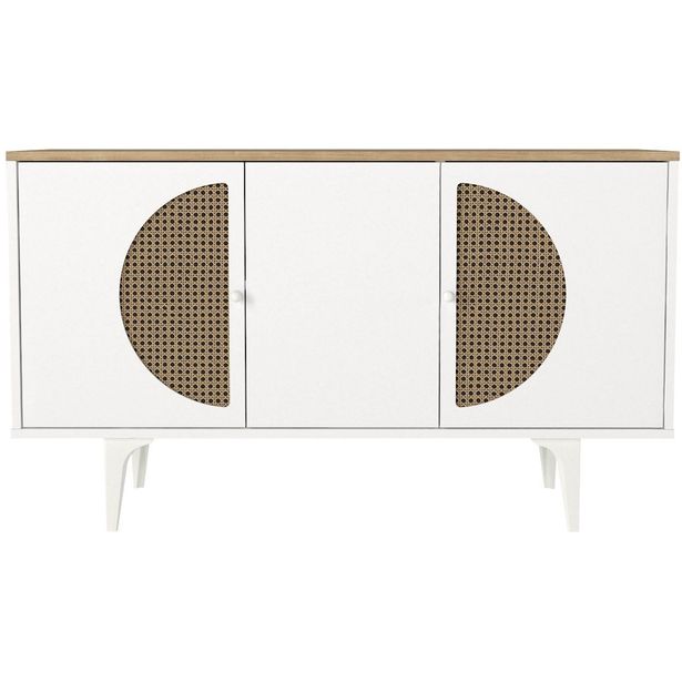 Senkki Linento Furniture Burito 130 valkoinen/tammi