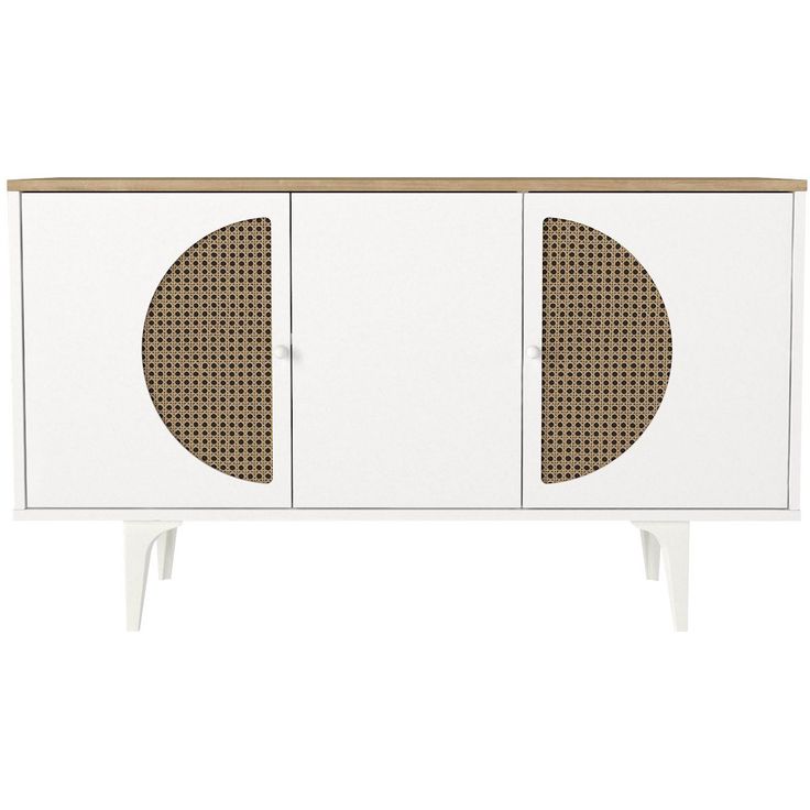 Senkki Linento Furniture Burito 130 valkoinen/tammi
