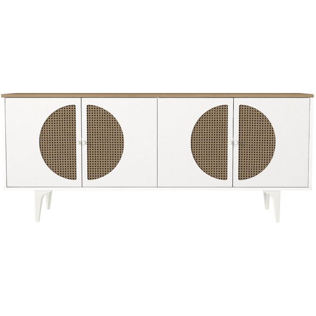 Senkki Linento Furniture Burito 180 valkoinen/tammi