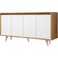 Senkki Linento Furniture Shans tammi/valkoinen