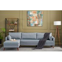 Divaanisohva Linento Furniture Bella, 3-istuttava, leveys 275cm, vasen
