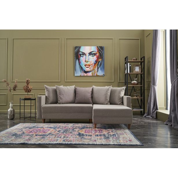Divaanivuodesohva Linento Furniture Aydam, 3-istuttava, leveys 215cm, oikea