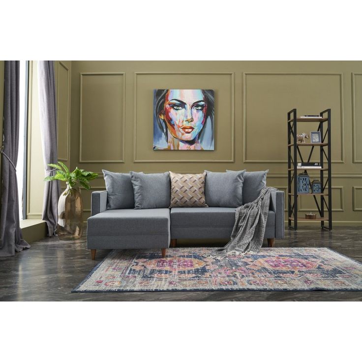 Divaanivuodesohva Linento Furniture Aydam, 3-istuttava, leveys 215cm, vasen