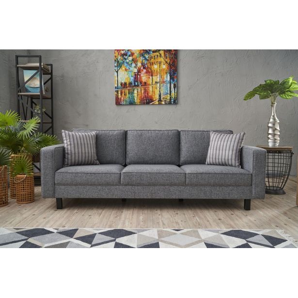 Sohva Linento Furniture Kale Linen, 3-istuttava, leveys 222cm