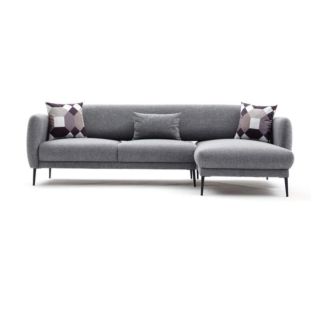 Divaanisohva Linento Furniture Venus oikea harmaa