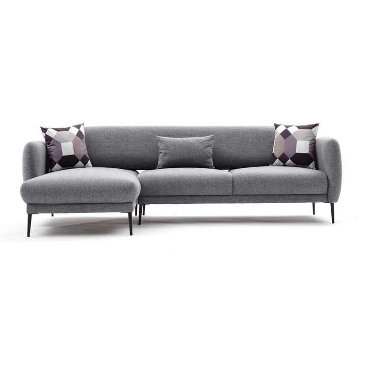 Divaanisohva Linento Furniture Venus vasen harmaa
