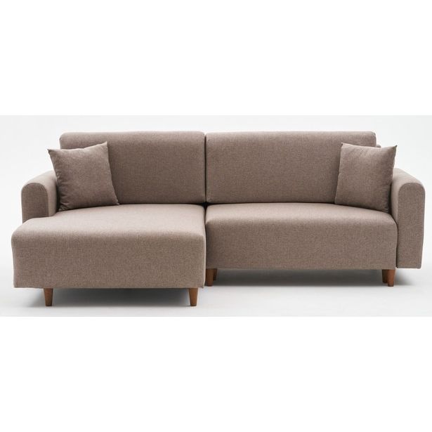 Divaanivuodesohva Linento Furniture Mane vasen ruskea