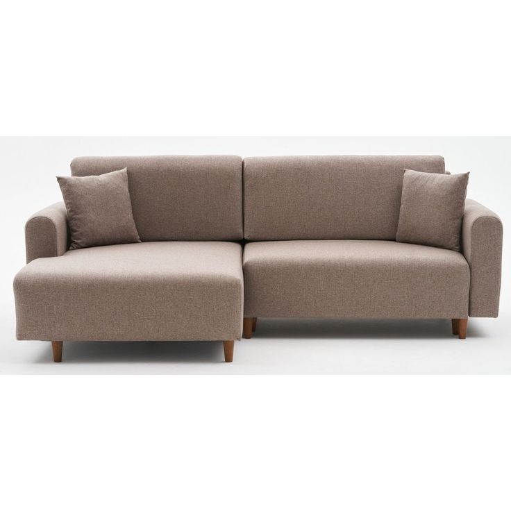 Divaanivuodesohva Linento Furniture Mane vasen ruskea