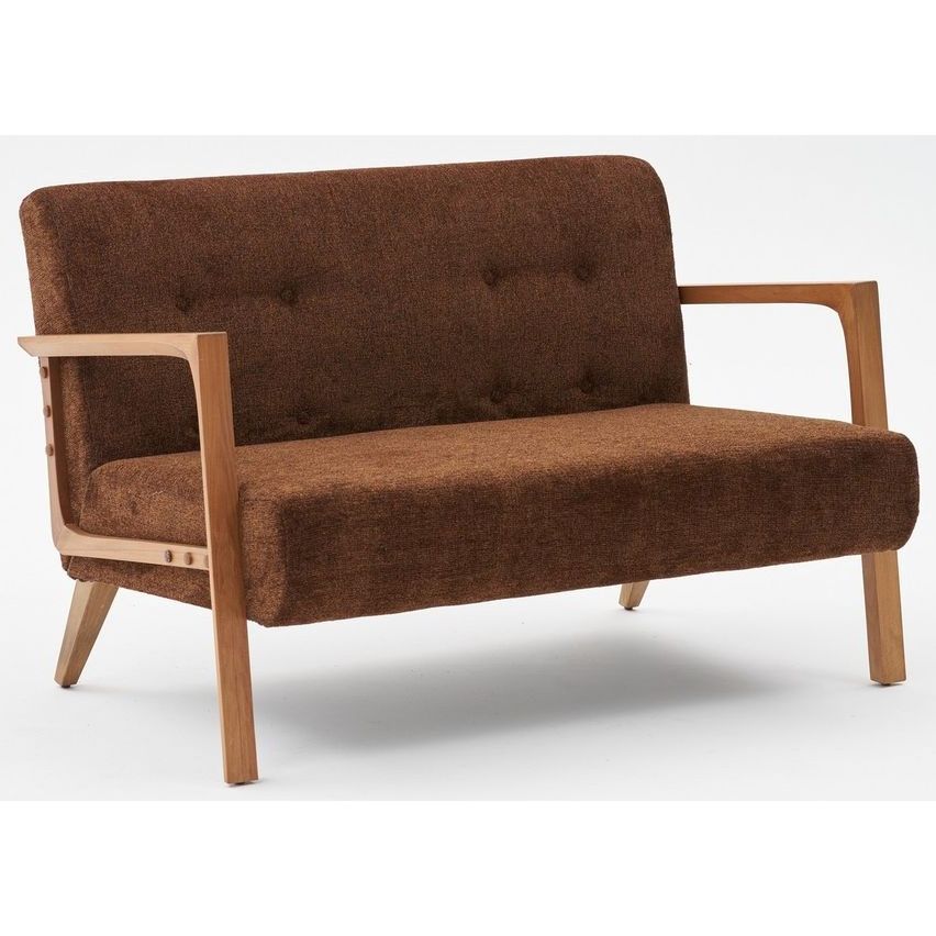 Sohva Linento Furniture Kemer 140cm 2:n istuttava ruskea