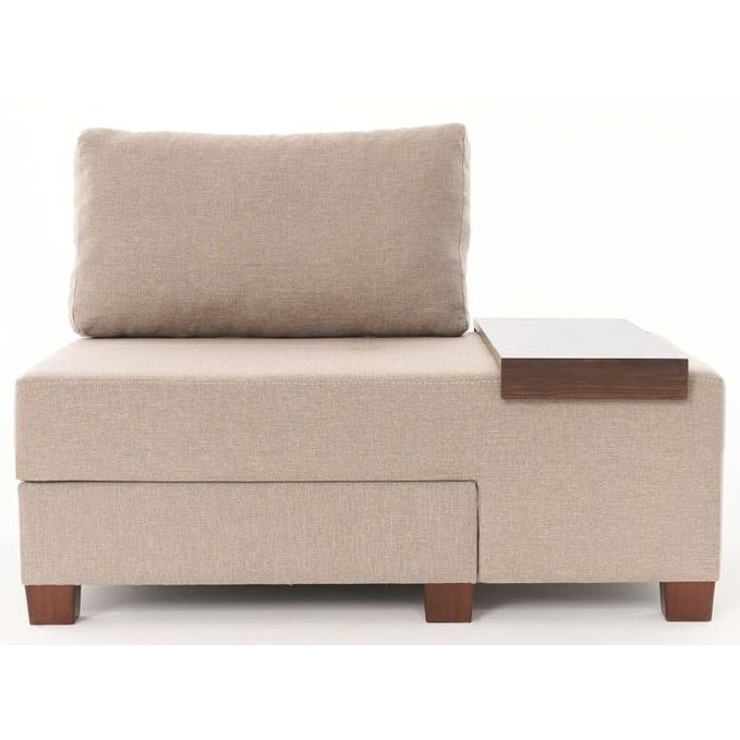 Vuodetuoli Linento Furniture Perenna Linen oikea kermanvalkoinen