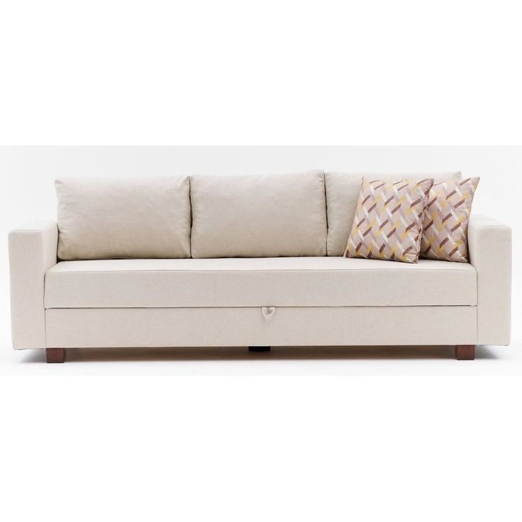 Vuodesohva Linento Furniture Aly Arzilla 3:n istuttava kermanvalkoinen