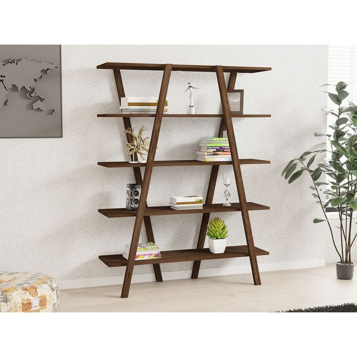 Kirjahylly Linento Furniture Perla, 120x148cm