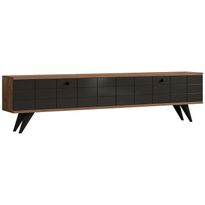 TV-taso Linento Furniture Alberi mänty/antrasiitti