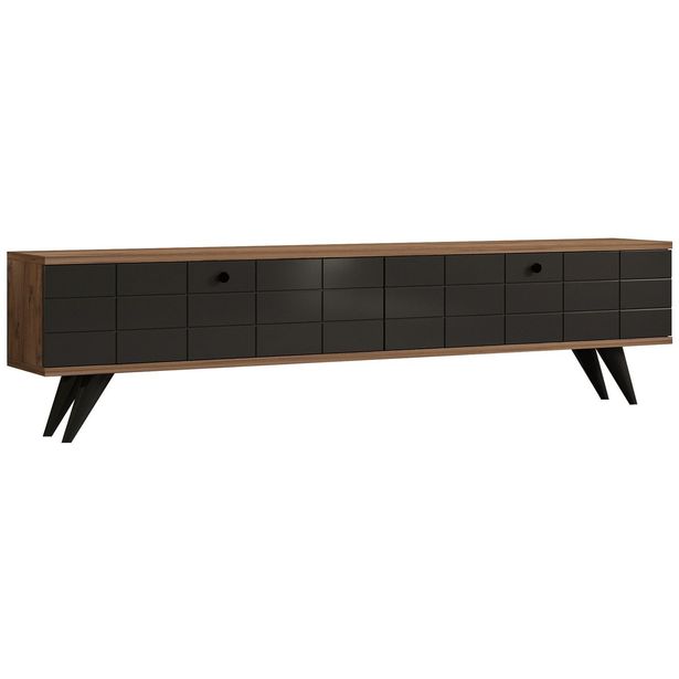 TV-taso Linento Furniture Alberi mänty/antrasiitti