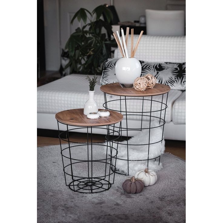 Sarjapöytä Linento Furniture Axel, ruskea/musta