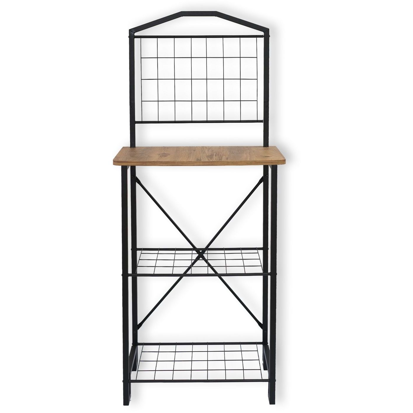 Sivupöytä Linento Furniture Luke mänty/musta
