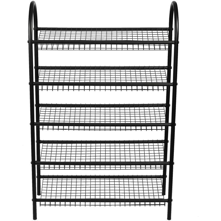 Kenkähylly Linento Furniture Roger musta